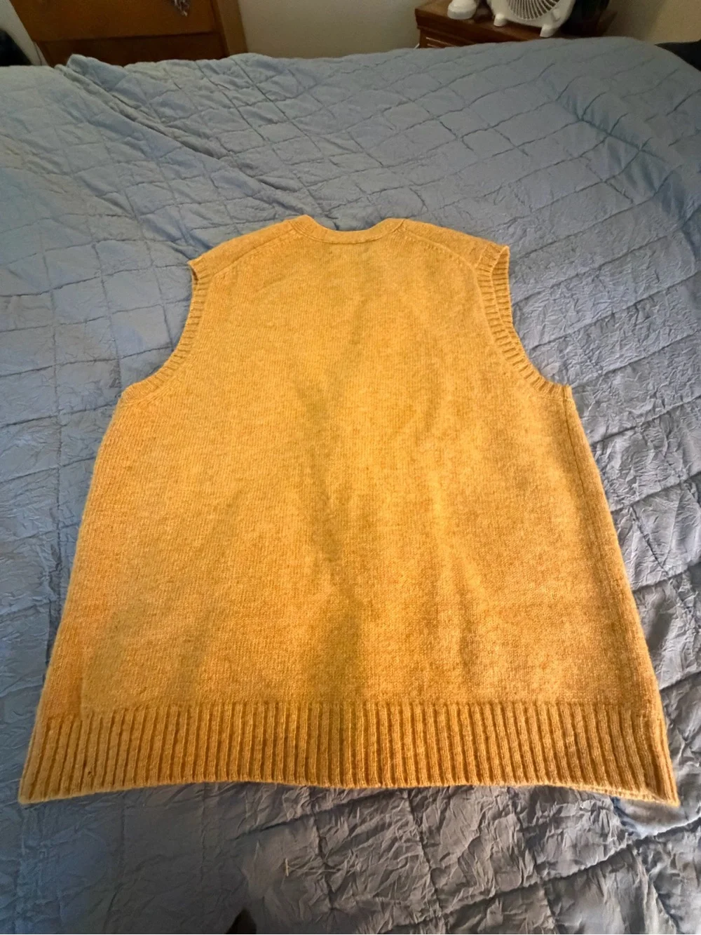 Brooks Brothers 100% wool mustard Yellow Vest Men’s Medium